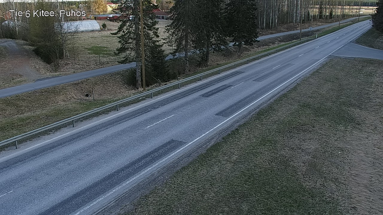 Weather Camera Image Road 6Kitee,  Puhos, Kitee, Pohjois-Karjala