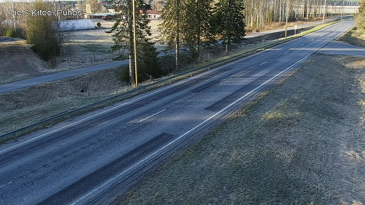 Weather Camera Image Road 6Kitee,  Puhos, Kitee, Pohjois-Karjala