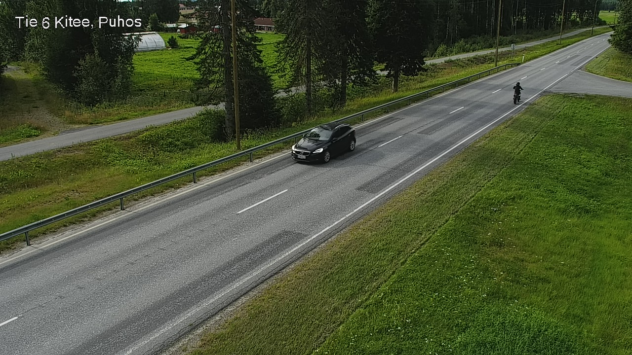 Weather Camera Image Road 6Kitee,  Puhos, Kitee, Pohjois-Karjala