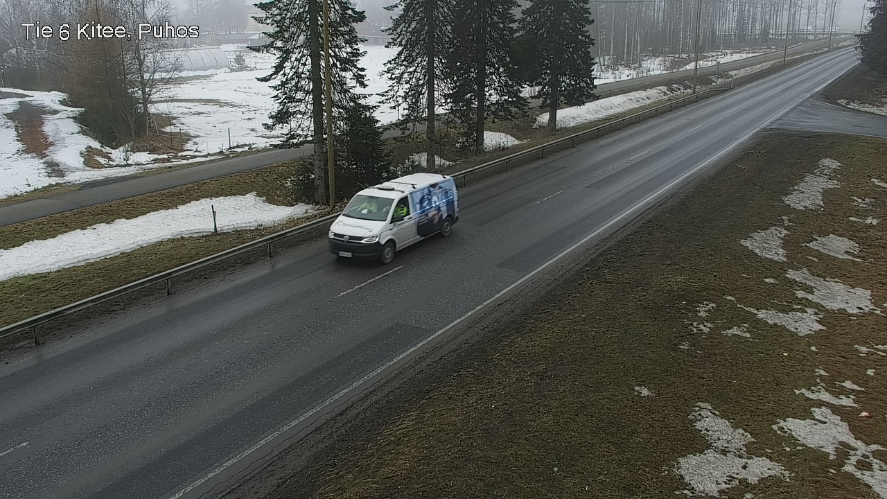 Weather Camera Image Road 6Kitee,  Puhos, Kitee, Pohjois-Karjala