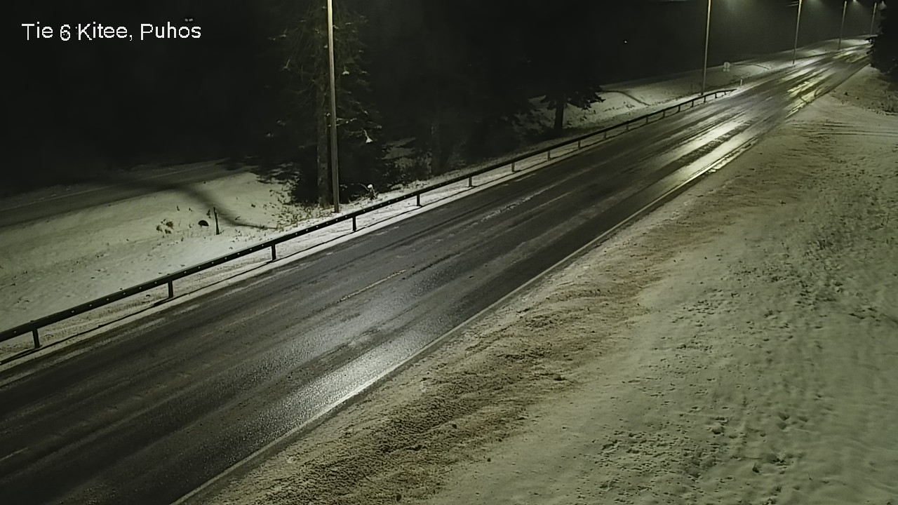Weather Camera Image Road 6Kitee,  Puhos, Kitee, Pohjois-Karjala