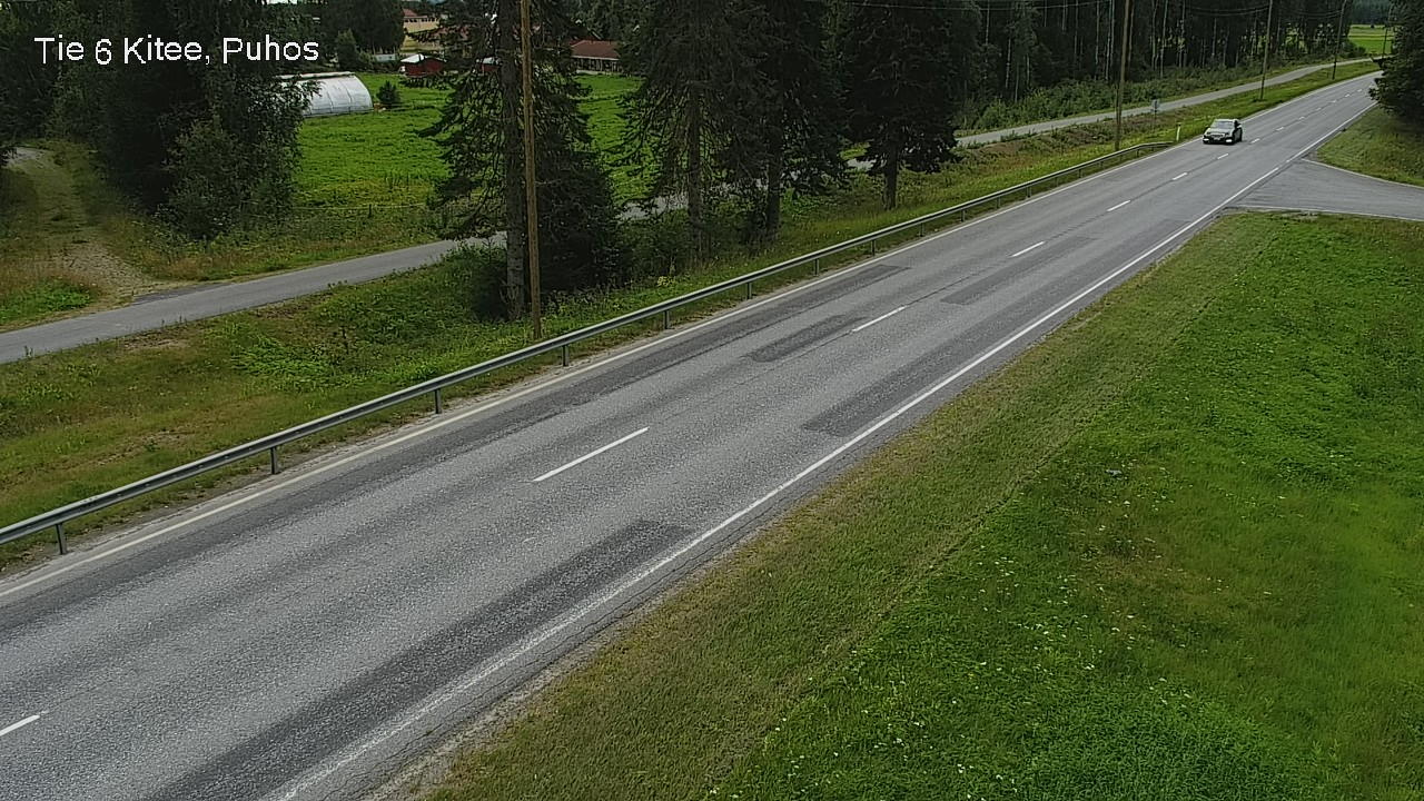 Weather Camera Image Road 6Kitee,  Puhos, Kitee, Pohjois-Karjala