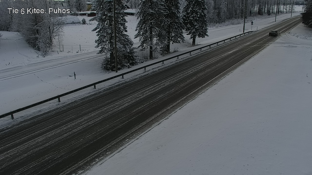 Weather Camera Image Road 6Kitee,  Puhos, Kitee, Pohjois-Karjala