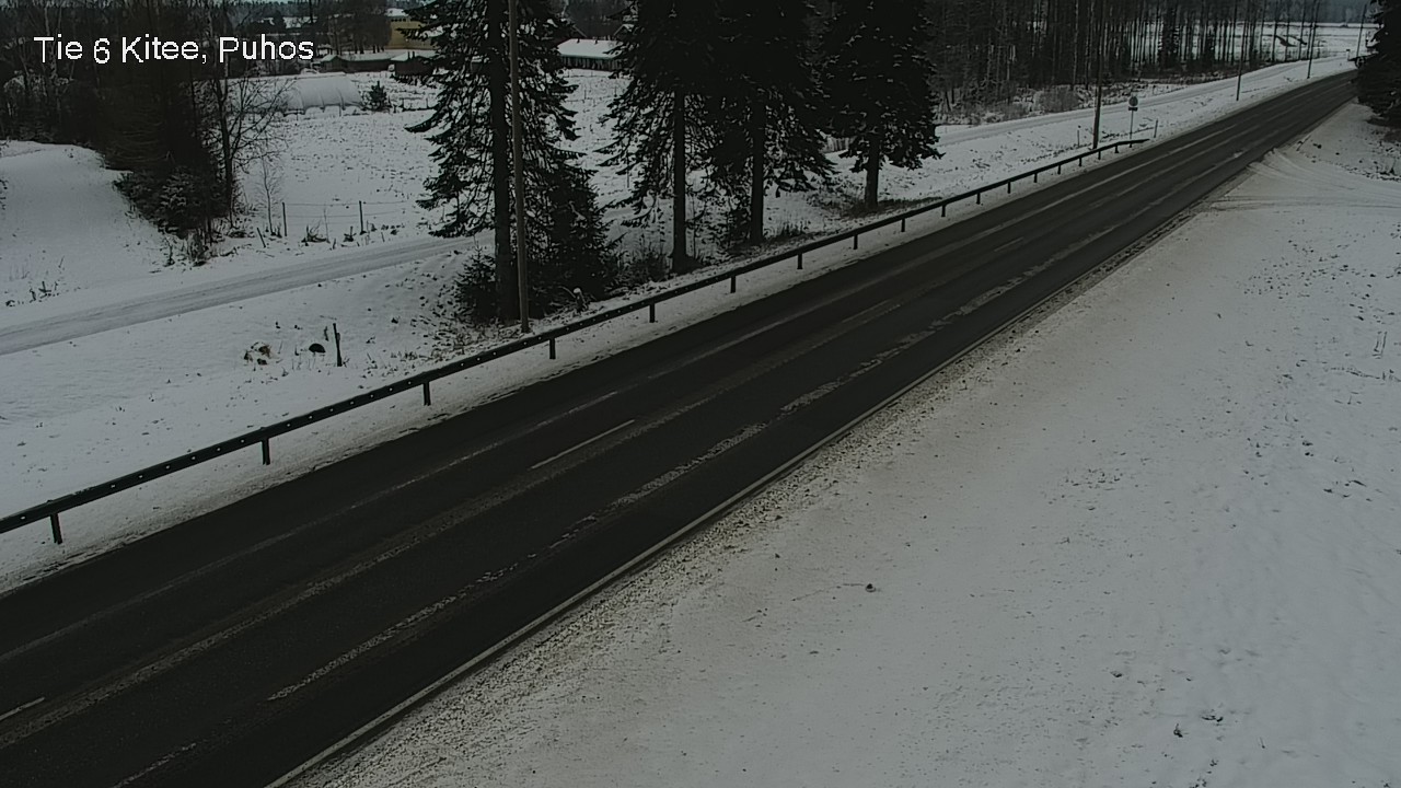 Weather Camera Image Road 6Kitee,  Puhos, Kitee, Pohjois-Karjala