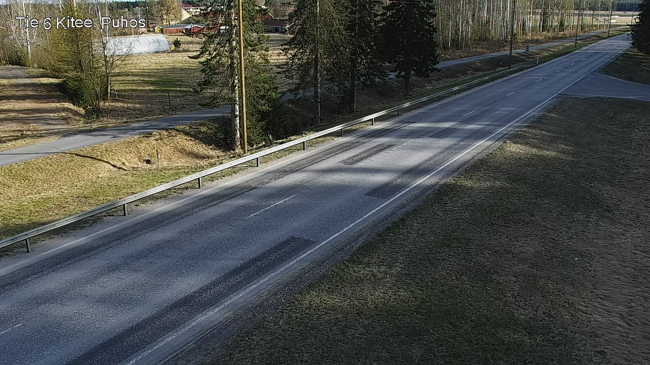 Weather Camera Image Road 6Kitee,  Puhos, Kitee, Pohjois-Karjala