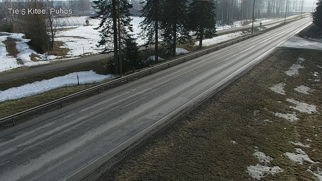 Weather Camera Image Road 6Kitee,  Puhos, Kitee, Pohjois-Karjala