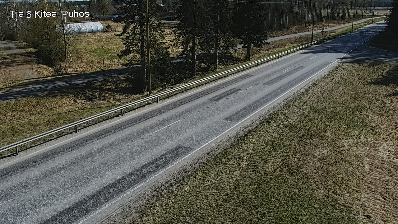 Weather Camera Image Road 6Kitee,  Puhos, Kitee, Pohjois-Karjala