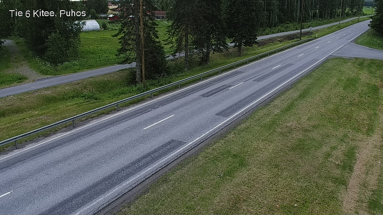 Weather Camera Image Väg 6 Kitee, Puhos, Kitee, Pohjois-Karjala