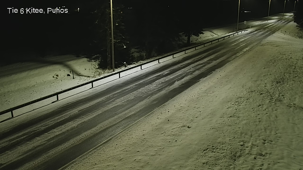 Weather Camera Image Road 6Kitee,  Puhos, Kitee, Pohjois-Karjala