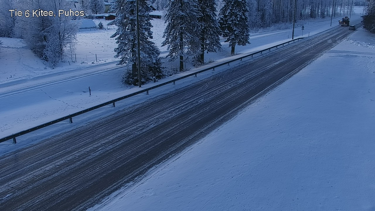 Weather Camera Image Road 6Kitee,  Puhos, Kitee, Pohjois-Karjala