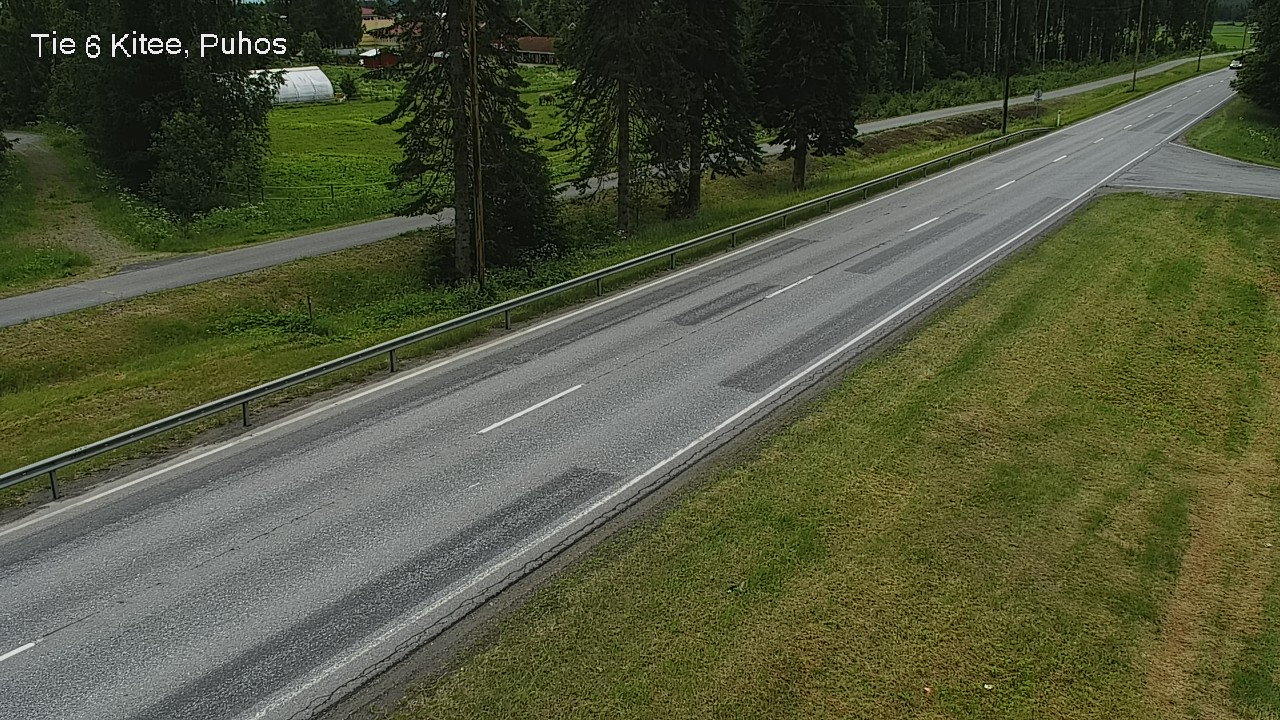 Weather Camera Image Väg 6 Kitee, Puhos, Kitee, Pohjois-Karjala