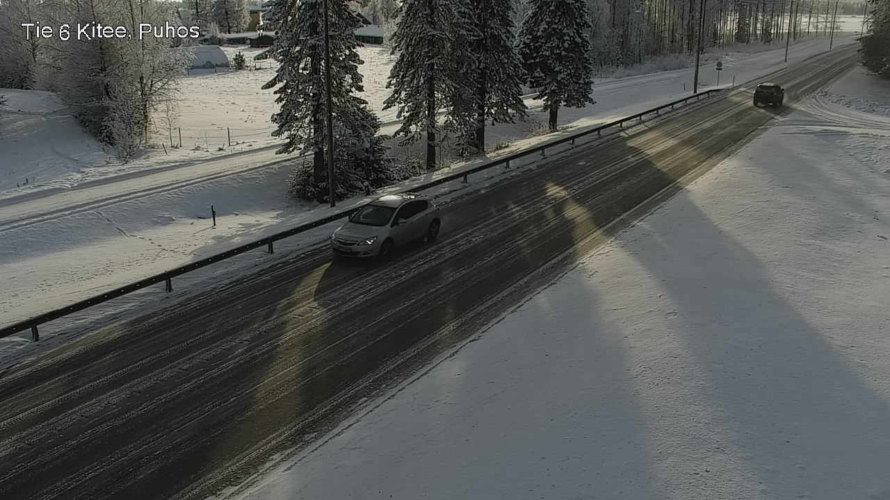 Weather Camera Image Road 6Kitee,  Puhos, Kitee, Pohjois-Karjala