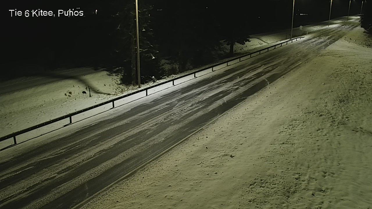 Weather Camera Image Road 6Kitee,  Puhos, Kitee, Pohjois-Karjala