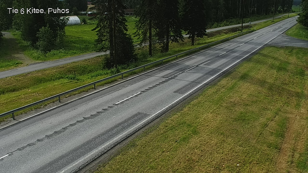 Weather Camera Image Road 6Kitee,  Puhos, Kitee, Pohjois-Karjala