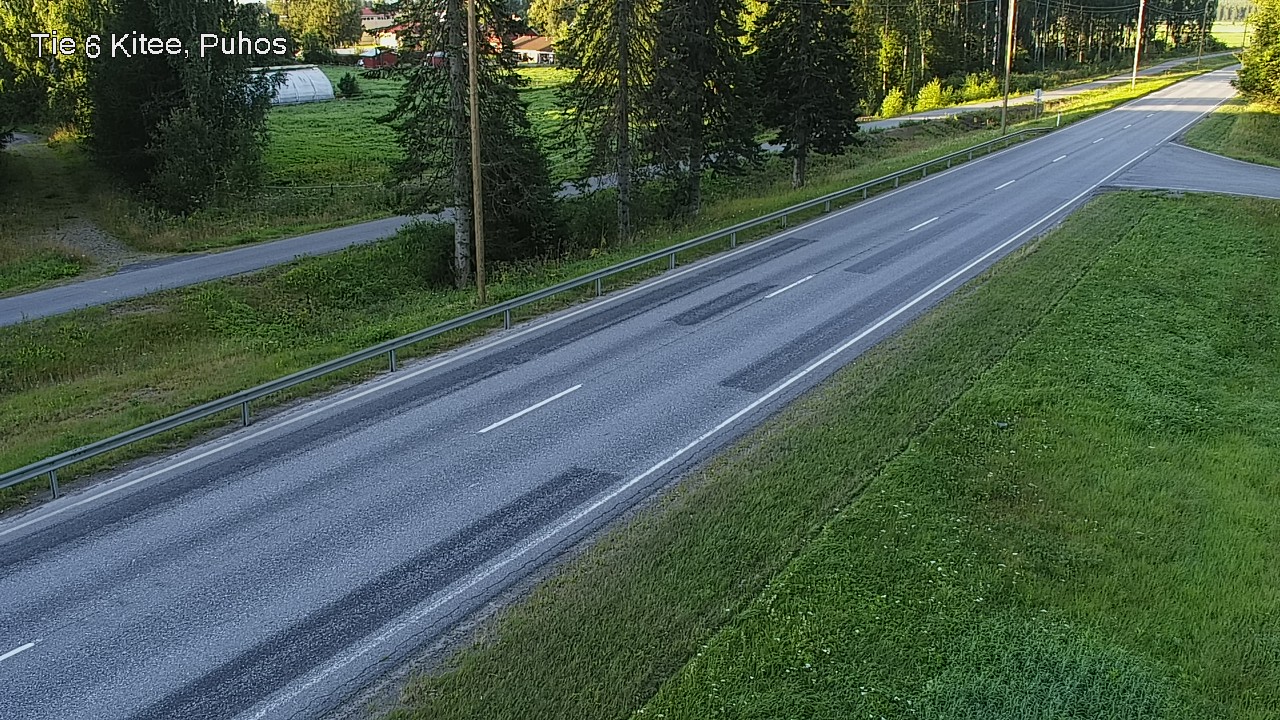 Weather Camera Image Road 6Kitee,  Puhos, Kitee, Pohjois-Karjala