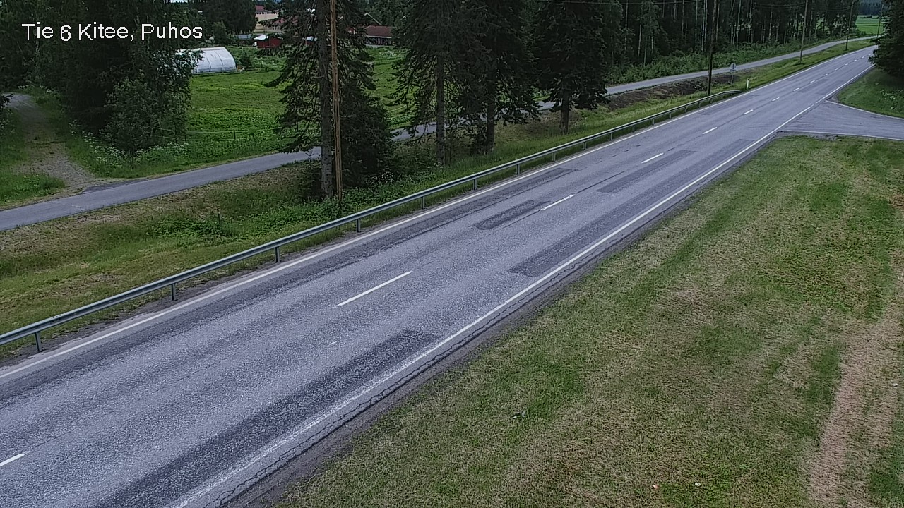 Weather Camera Image Väg 6 Kitee, Puhos, Kitee, Pohjois-Karjala