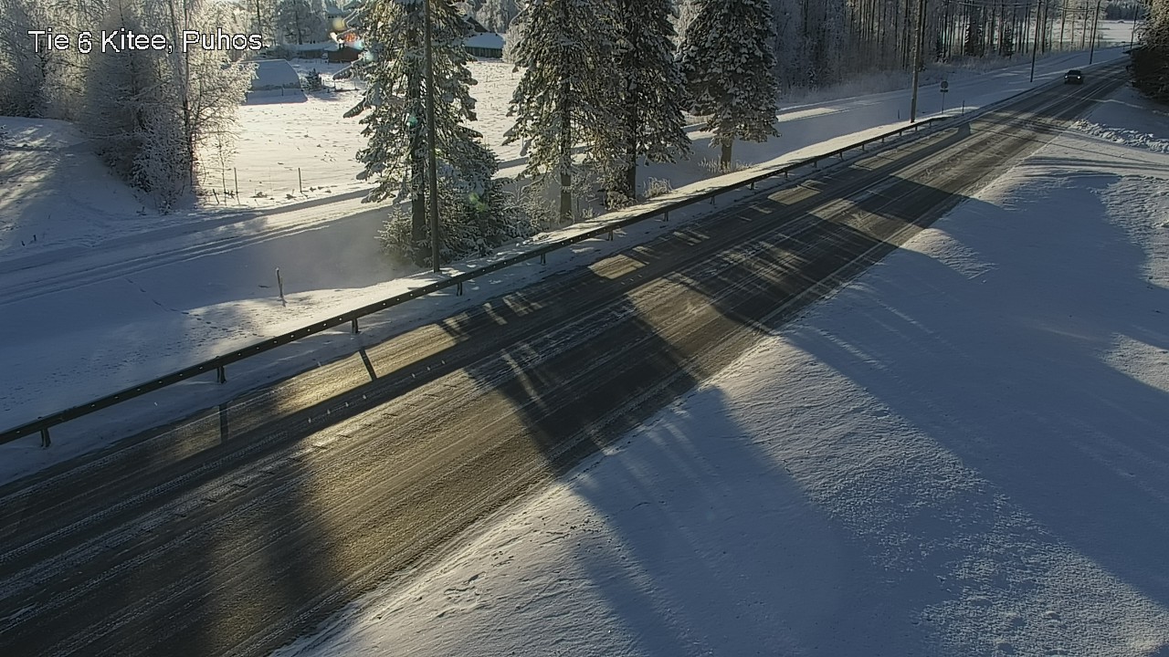 Weather Camera Image Road 6Kitee,  Puhos, Kitee, Pohjois-Karjala