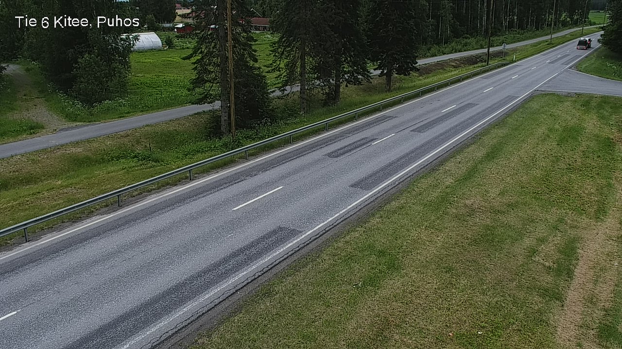 Weather Camera Image Väg 6 Kitee, Puhos, Kitee, Pohjois-Karjala