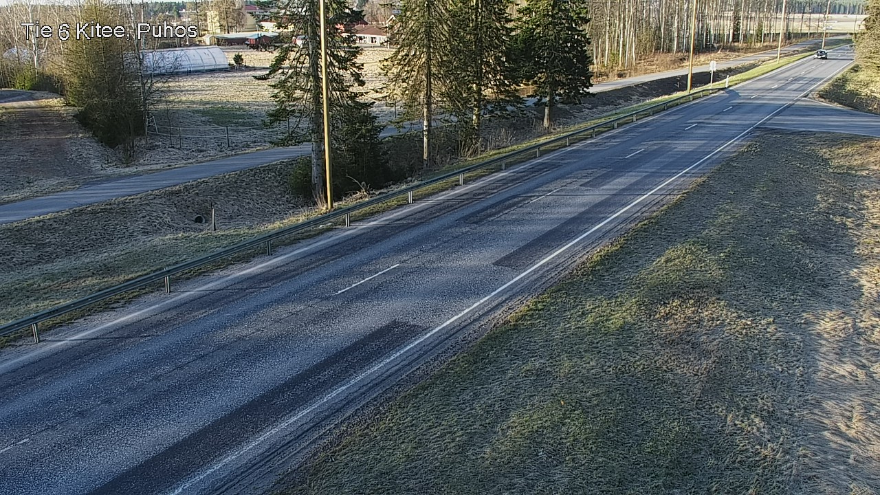 Weather Camera Image Road 6Kitee,  Puhos, Kitee, Pohjois-Karjala