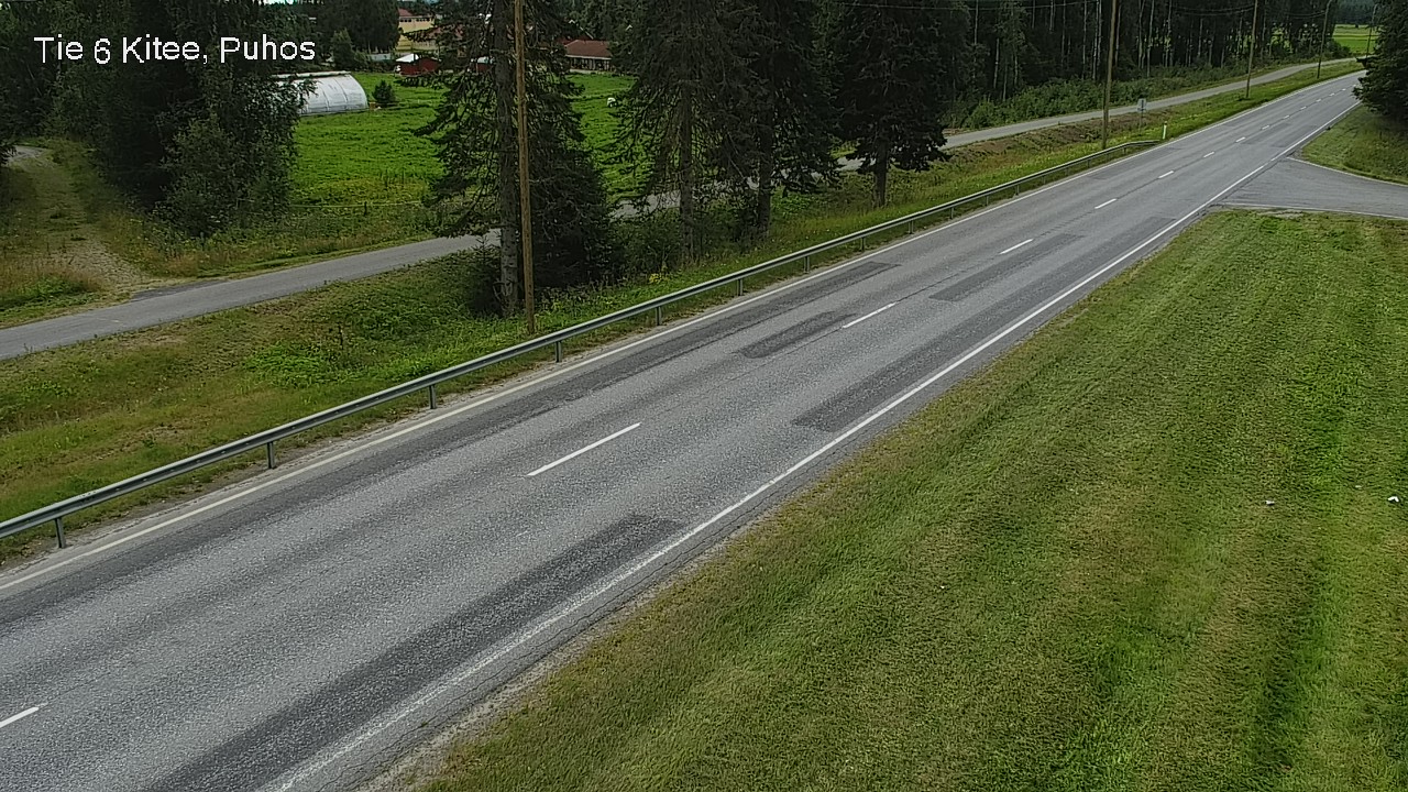 Weather Camera Image Väg 6 Kitee, Puhos, Kitee, Pohjois-Karjala