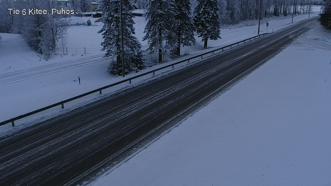 Weather Camera Image Road 6Kitee,  Puhos, Kitee, Pohjois-Karjala