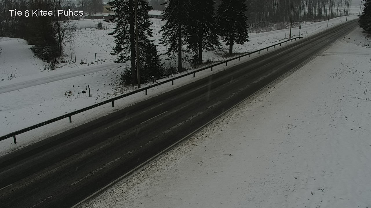 Weather Camera Image Road 6Kitee,  Puhos, Kitee, Pohjois-Karjala