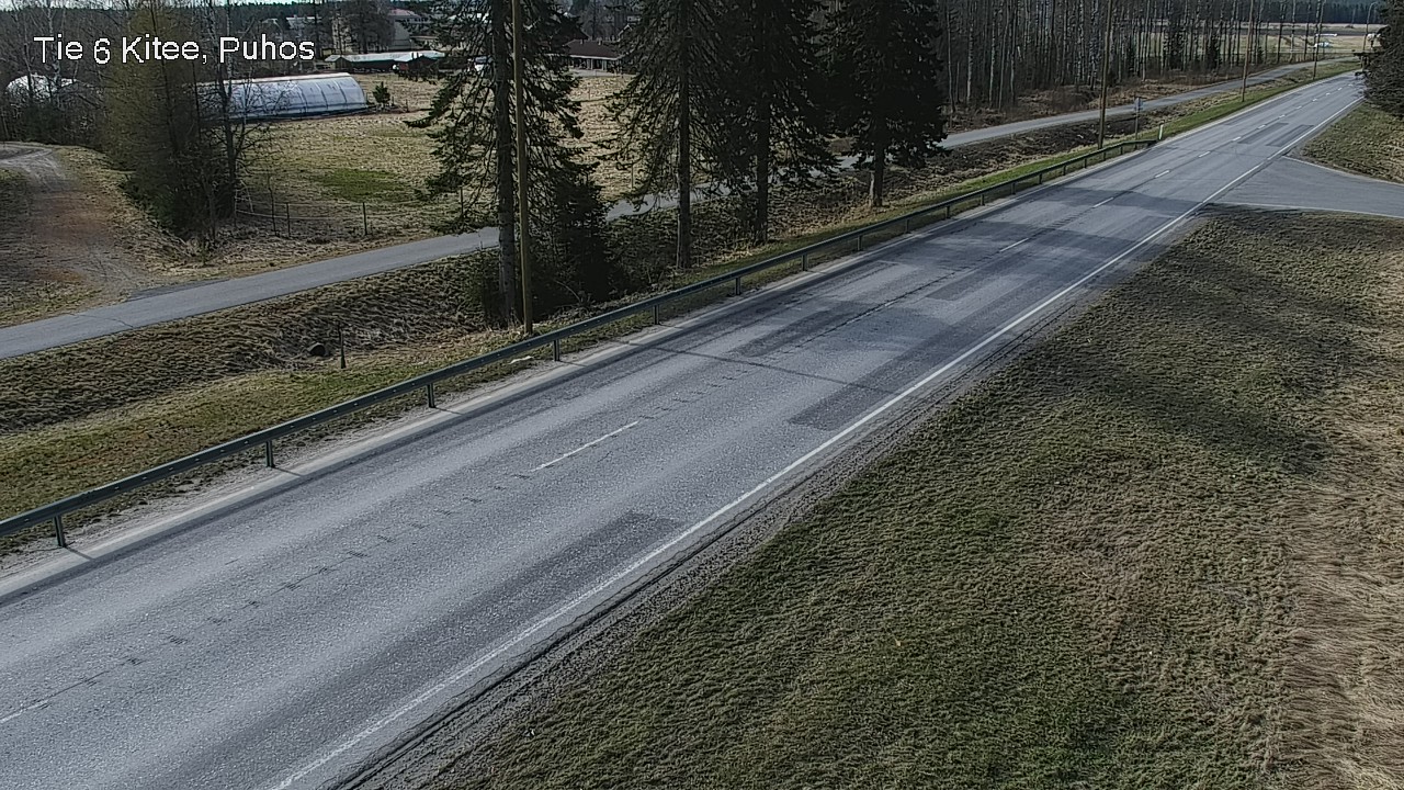 Weather Camera Image Road 6Kitee,  Puhos, Kitee, Pohjois-Karjala