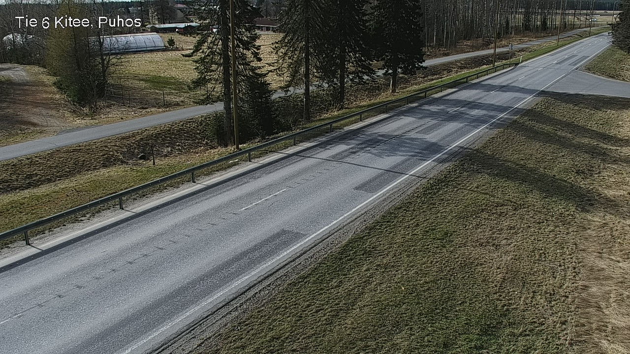 Weather Camera Image Road 6Kitee,  Puhos, Kitee, Pohjois-Karjala