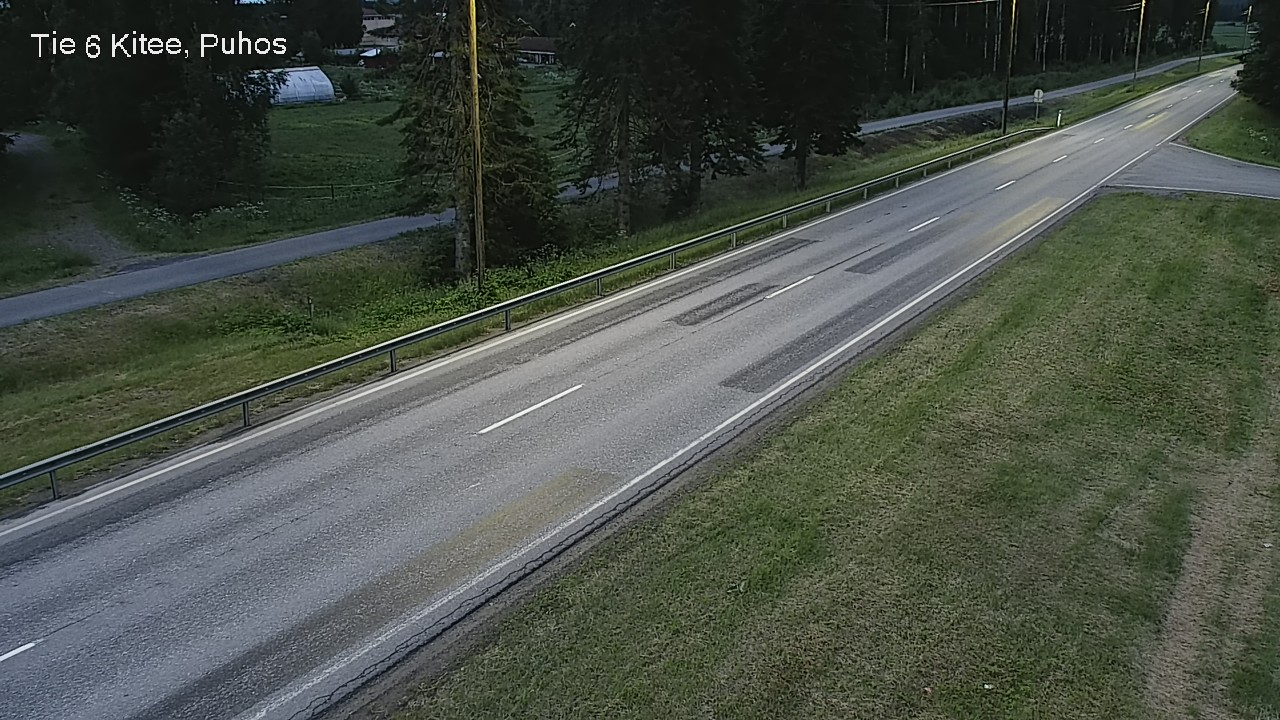 Weather Camera Image Väg 6 Kitee, Puhos, Kitee, Pohjois-Karjala