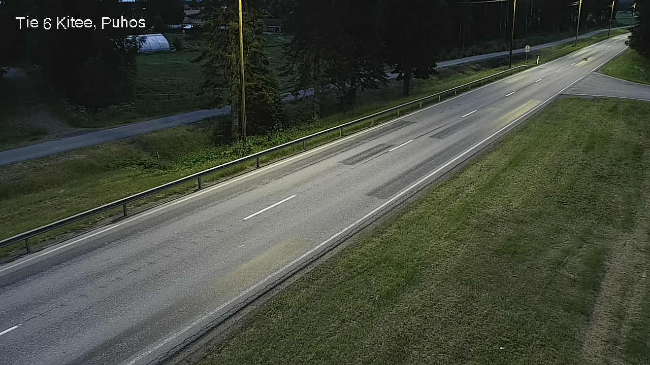 Weather Camera Image Väg 6 Kitee, Puhos, Kitee, Pohjois-Karjala