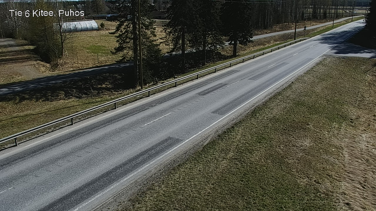 Weather Camera Image Road 6Kitee,  Puhos, Kitee, Pohjois-Karjala