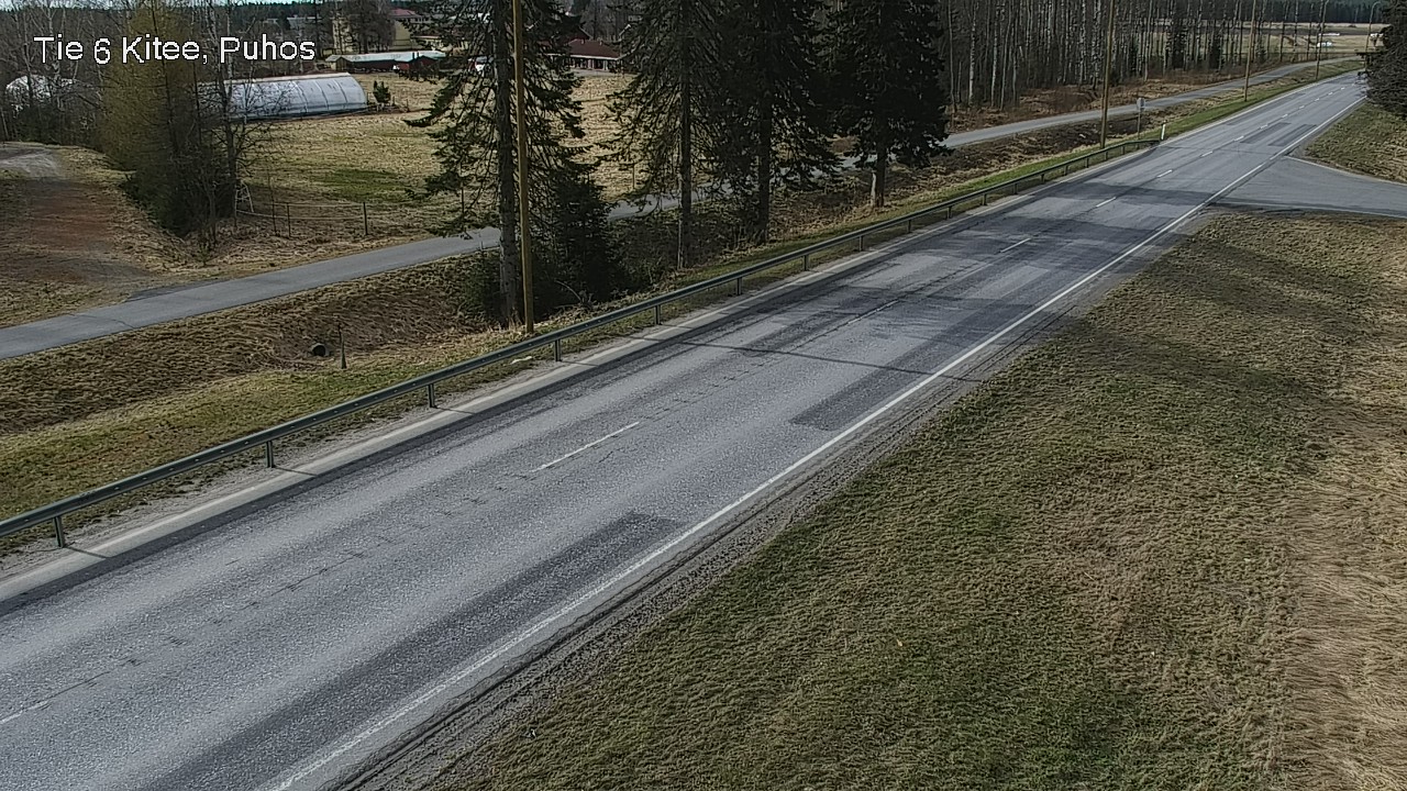 Weather Camera Image Road 6Kitee,  Puhos, Kitee, Pohjois-Karjala