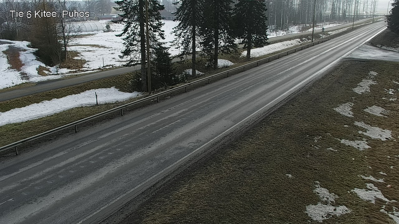 Weather Camera Image Road 6Kitee,  Puhos, Kitee, Pohjois-Karjala