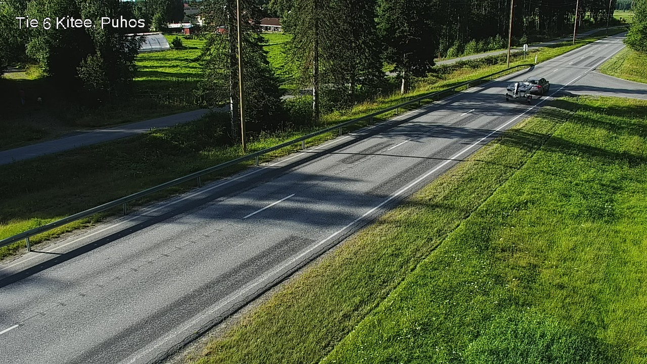 Weather Camera Image Road 6Kitee,  Puhos, Kitee, Pohjois-Karjala