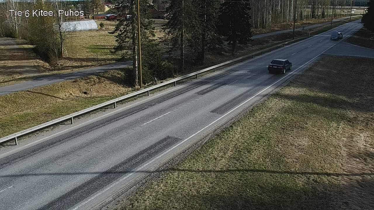 Weather Camera Image Road 6Kitee,  Puhos, Kitee, Pohjois-Karjala
