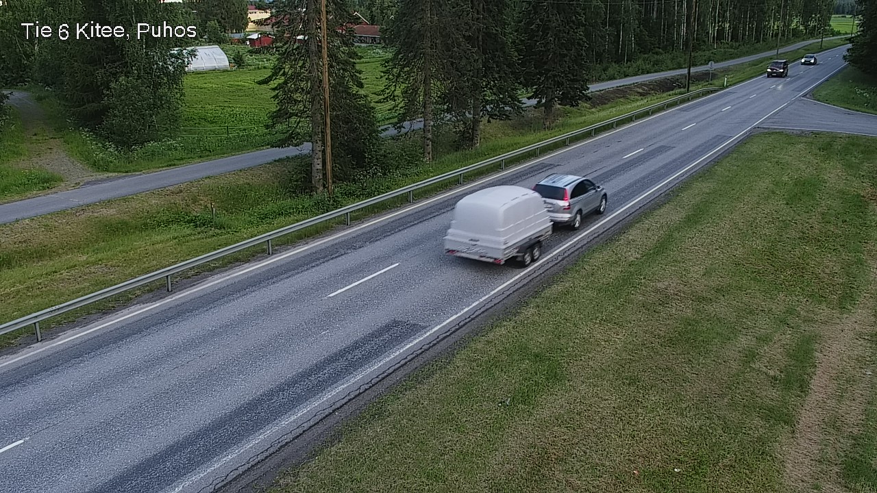 Weather Camera Image Väg 6 Kitee, Puhos, Kitee, Pohjois-Karjala