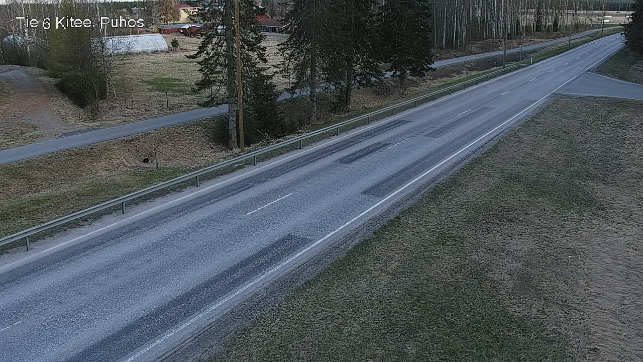 Weather Camera Image Road 6Kitee,  Puhos, Kitee, Pohjois-Karjala