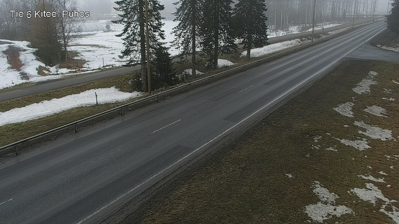 Weather Camera Image Road 6Kitee,  Puhos, Kitee, Pohjois-Karjala