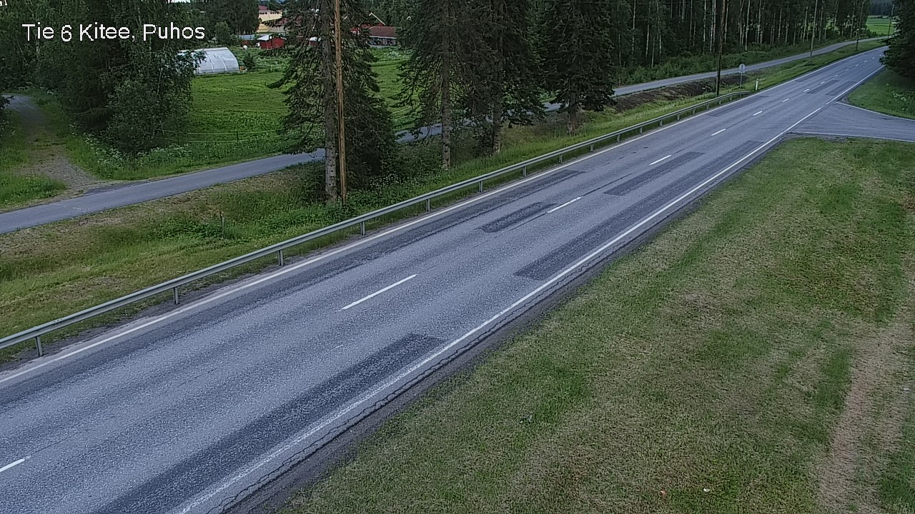 Weather Camera Image Väg 6 Kitee, Puhos, Kitee, Pohjois-Karjala