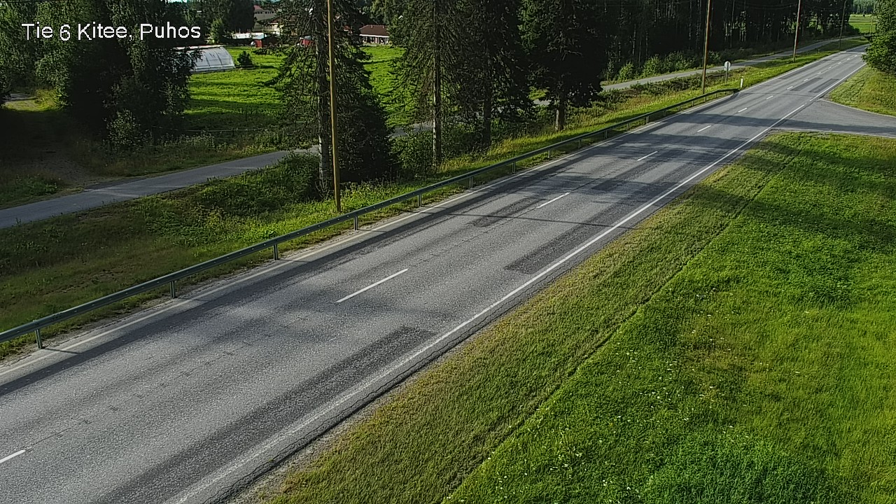 Weather Camera Image Road 6Kitee,  Puhos, Kitee, Pohjois-Karjala