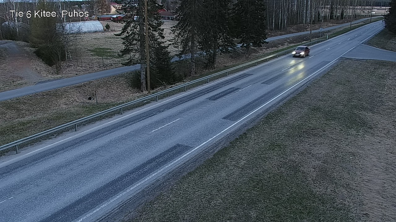Weather Camera Image Road 6Kitee,  Puhos, Kitee, Pohjois-Karjala