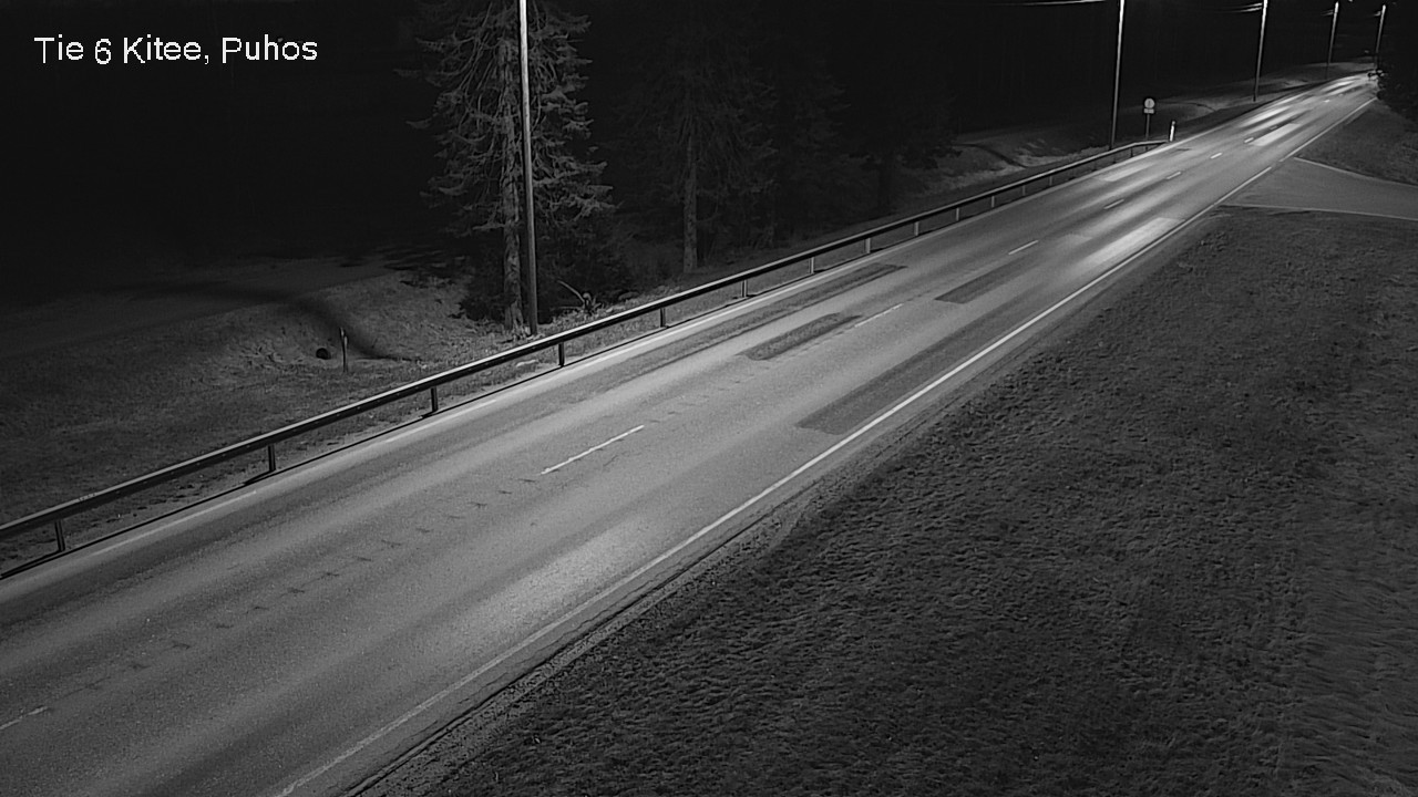 Weather Camera Image Road 6Kitee,  Puhos, Kitee, Pohjois-Karjala