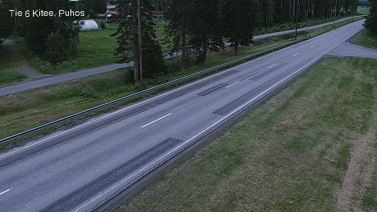 Weather Camera Image Väg 6 Kitee, Puhos, Kitee, Pohjois-Karjala