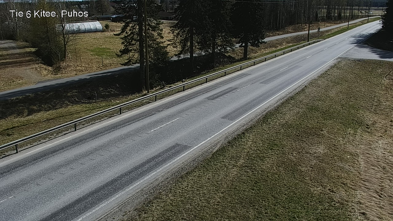 Weather Camera Image Road 6Kitee,  Puhos, Kitee, Pohjois-Karjala