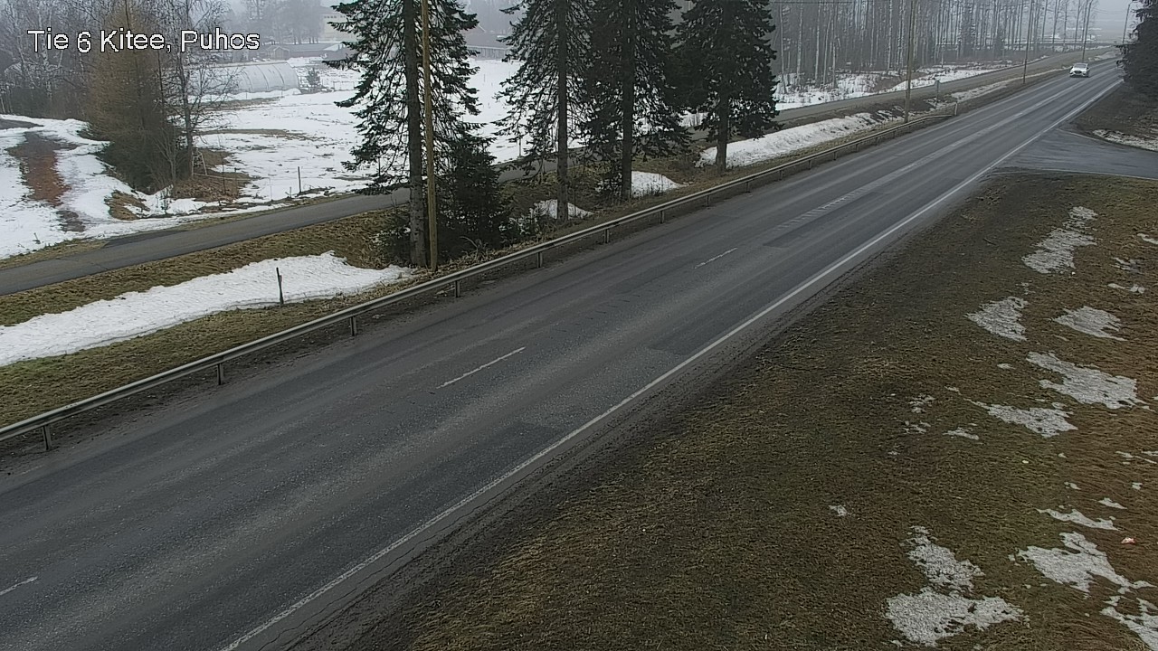 Weather Camera Image Road 6Kitee,  Puhos, Kitee, Pohjois-Karjala