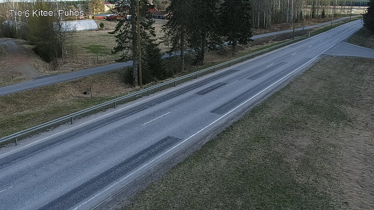 Weather Camera Image Road 6Kitee,  Puhos, Kitee, Pohjois-Karjala
