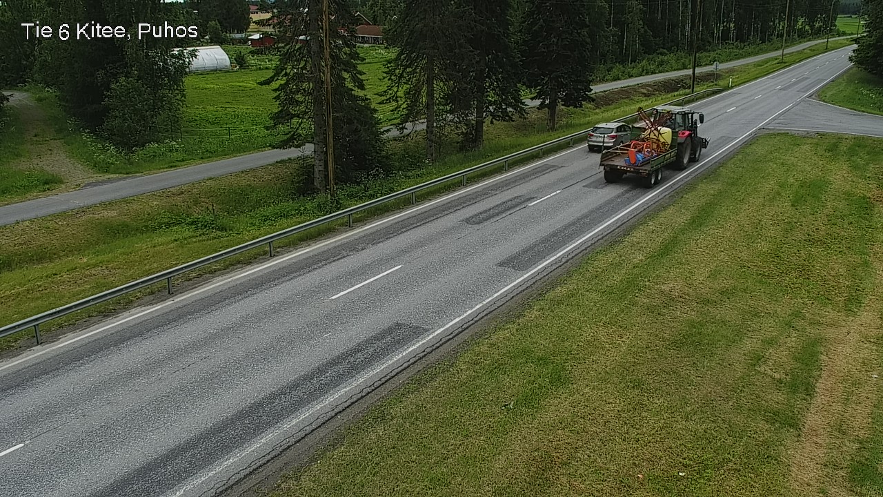 Weather Camera Image Väg 6 Kitee, Puhos, Kitee, Pohjois-Karjala