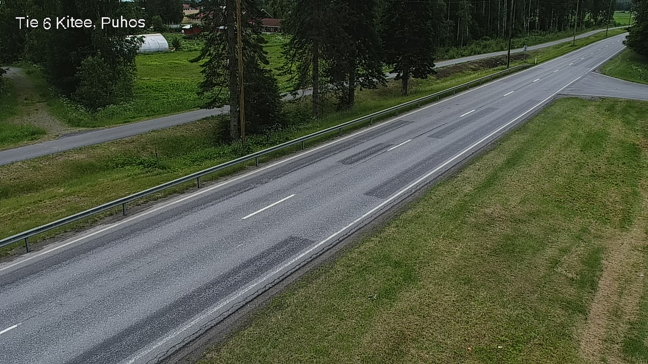 Weather Camera Image Väg 6 Kitee, Puhos, Kitee, Pohjois-Karjala