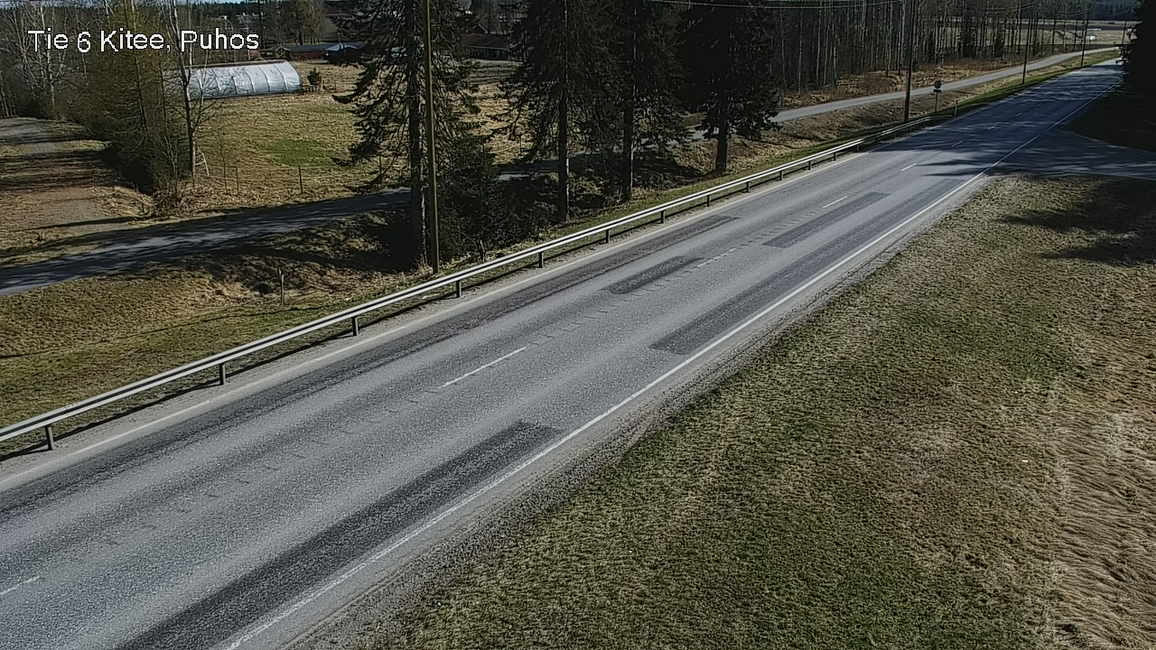 Weather Camera Image Road 6Kitee,  Puhos, Kitee, Pohjois-Karjala