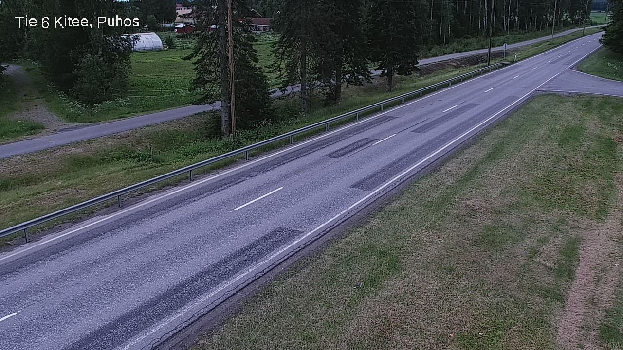 Weather Camera Image Väg 6 Kitee, Puhos, Kitee, Pohjois-Karjala